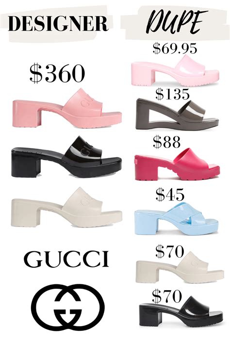 gucci rubber sandal dupes|gucci sandals dupe aliexpress.